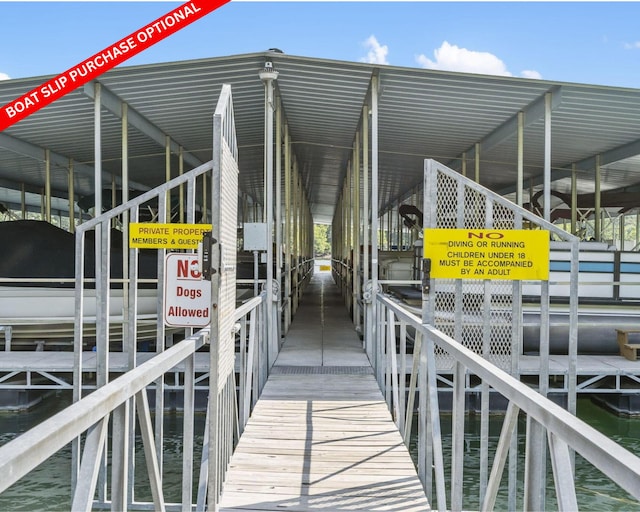 39 James River Rd, Kimberling City, MO 65686 - dock featuring a water view