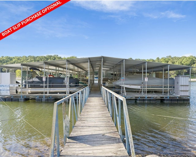 39 James River Rd, Kimberling City, MO 65686 - dock area with boat lift and a water view