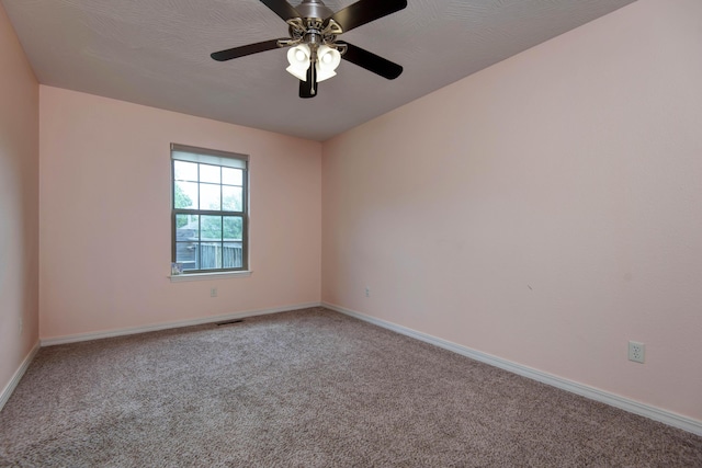 5048 S Fieldstone Rd, Battlefield, MO 65619 - carpeted empty room featuring baseboards and a ceiling fan