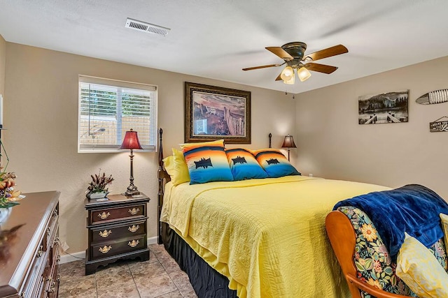 360 Cathy St, Branson, MO 65616 - tiled bedroom featuring baseboards and ceiling fan