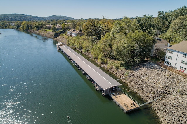 79 Anglers Pointe Dr Unit 5, Branson, MO 65616 - bird's eye view of a water and mountain view
