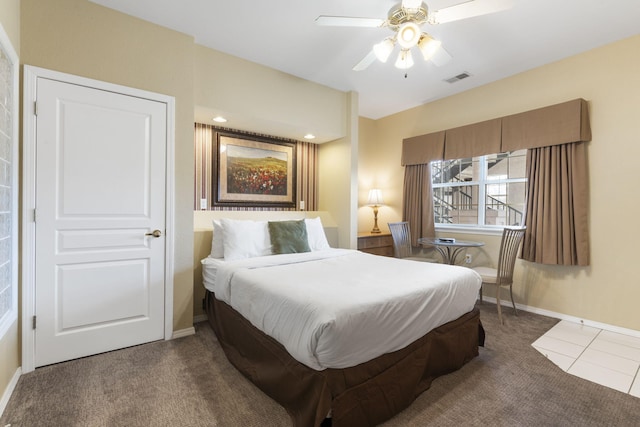 2800 Green Mountain Dr Unit 331, Branson, MO 65616 - bedroom with carpet, baseboards, and a ceiling fan