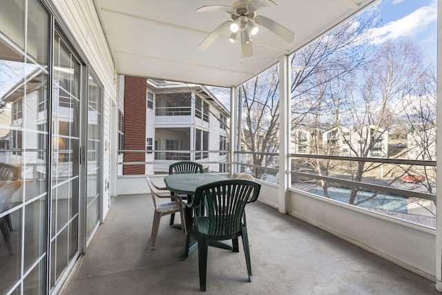 2800 Green Mountain Dr Unit 331, Branson, MO 65616 - sunroom / solarium with a ceiling fan