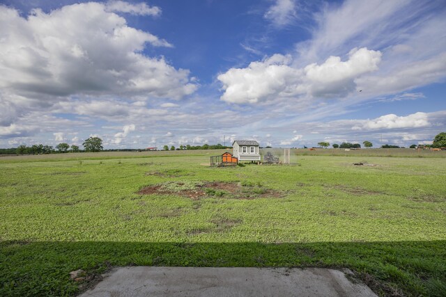 13447 E 1424th Rd, Stockton, MO 65785 - view of green lawn featuring a rural view and an outbuilding