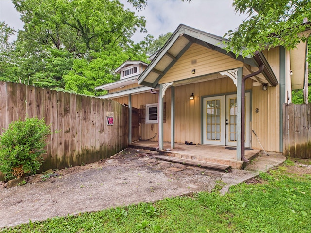 54 Southgate Dr, Harrison, AR 72601 - view of front of home featuring french doors