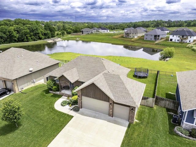 994 S Cumberland Ave, Republic, MO 65738 - aerial perspective of suburban area featuring a large body of water