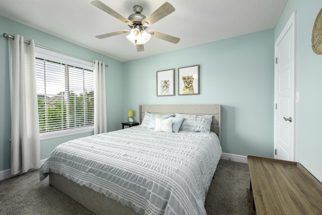 994 S Cumberland Ave, Republic, MO 65738 - bedroom featuring carpet, baseboards, and ceiling fan