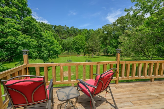 1288 County Road 334, Tecumseh, MO 65760 - wooden deck with a yard