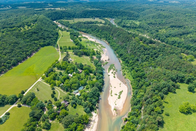 1288 County Road 334, Tecumseh, MO 65760 - drone / aerial view of a forest and a nearby body of water