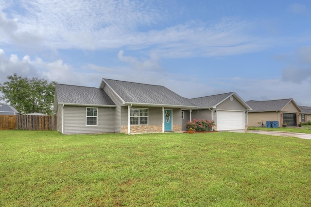 3383 Lusk Dr, Neosho, MO 64850 - single story home featuring concrete driveway, a garage, and a shingled roof