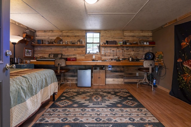 651/TBD Round Robin Ln, Yellville, AR 72687 - bedroom with wood walls and wood finished floors