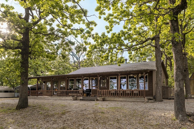 651/TBD Round Robin Ln, Yellville, AR 72687 - back of property with a shingled roof