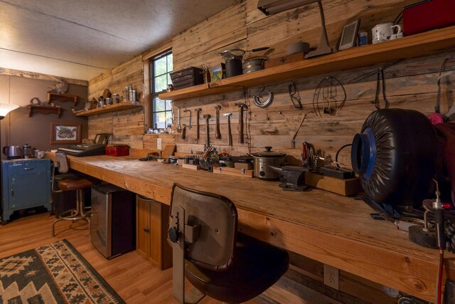 651/TBD Round Robin Ln, Yellville, AR 72687 - bar with wood walls and light wood-type flooring