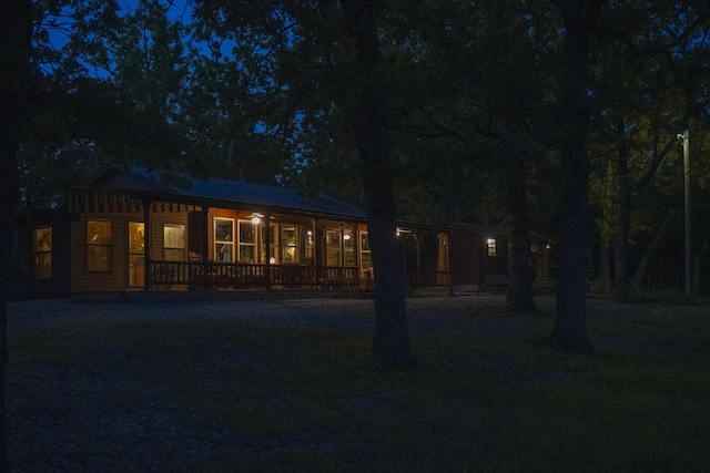 651/TBD Round Robin Ln, Yellville, AR 72687 - rear view of house with a porch