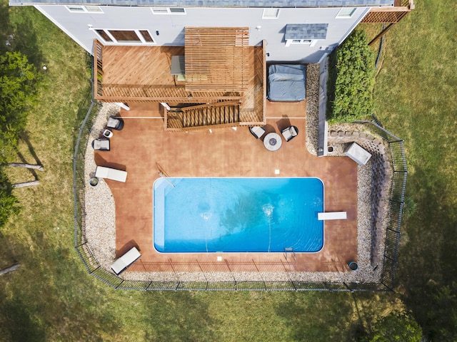 807 S Stanford Dr, Rogersville, MO 65742 - aerial view of a pool area