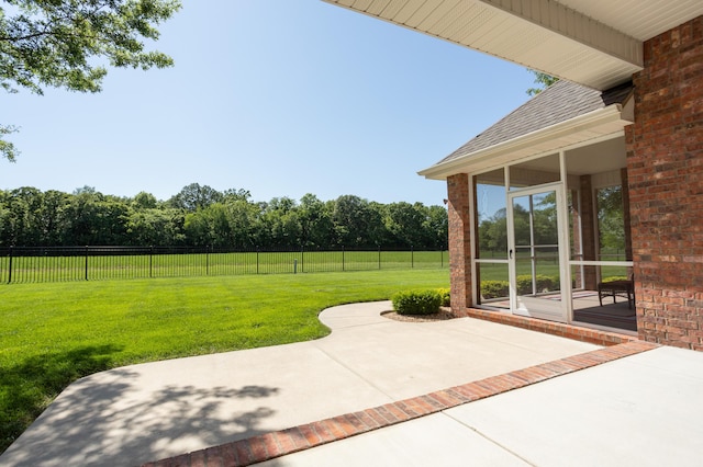 8326 Shinnecock Dr, Nixa, MO 65714 - view of patio / terrace featuring a sunroom