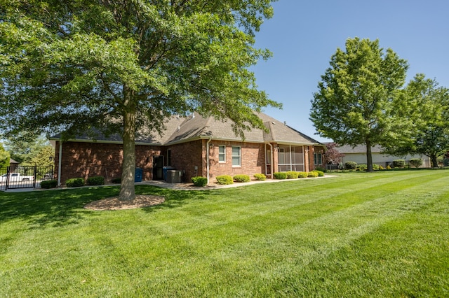 8326 Shinnecock Dr, Nixa, MO 65714 - back of property featuring brick siding and a shingled roof