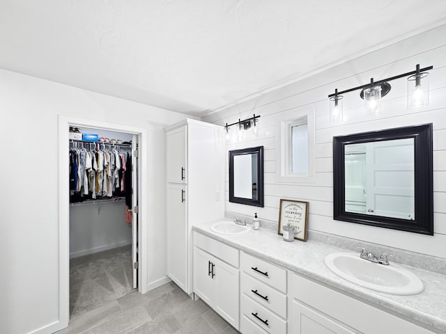 3824 N Spring Branch Ave, Springfield, MO 65803 - full bathroom with double vanity and a spacious closet