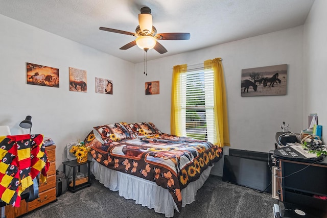 1127 E Livingston Ct, Springfield, MO 65803 - carpeted bedroom featuring a ceiling fan