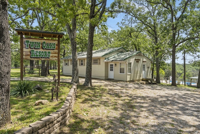 638 Double Day, Branson West, MO 65737 - exterior space with metal roof