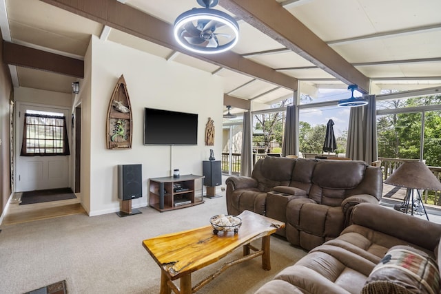 638 Double Day, Branson West, MO 65737 - living room featuring carpet floors and baseboards