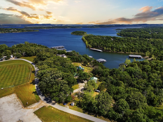 638 Double Day, Branson West, MO 65737 - bird's eye view of a nearby body of water