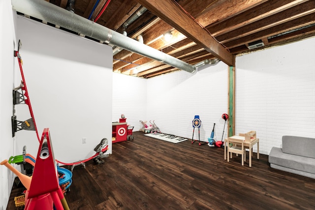 108 Island Green Dr, Republic, MO 65738 - unfinished basement with wood finished floors