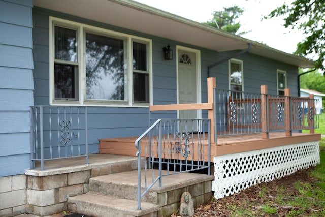 18627 Farm Rd Unit 1075, Exeter, MO 65647 - view of wooden deck