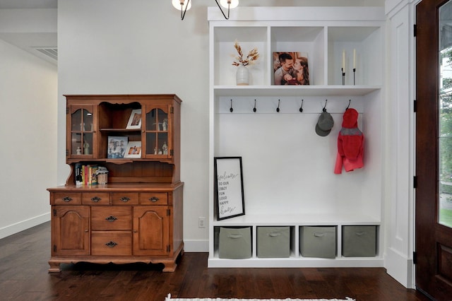 498 Mockingbird, Rogersville, MO 65742 - mudroom with dark wood-type flooring and baseboards