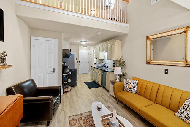 180 Grace Chapel Rd Unit 321, Blue Eye, MO 65611 - living area with light wood-type flooring