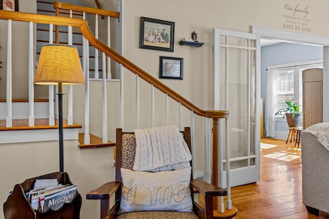310 S Main St, Licking, MO 65542 - stairway featuring wood finished floors