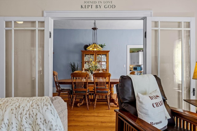 310 S Main St, Licking, MO 65542 - dining space featuring wood finished floors