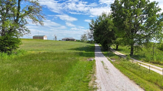 view of dirt / gravel road