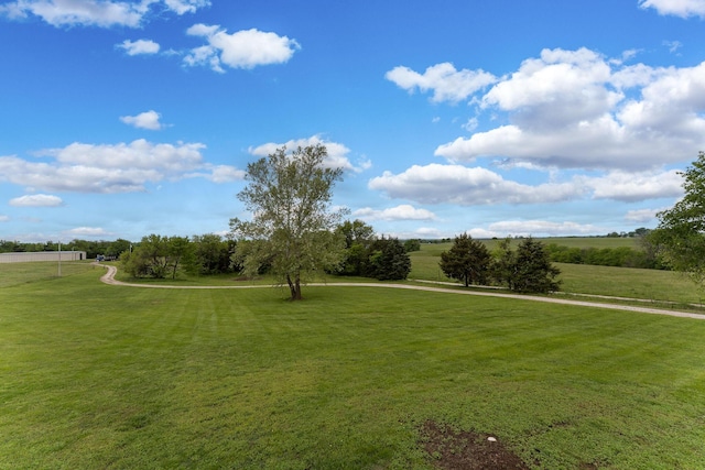 surrounding community with a yard