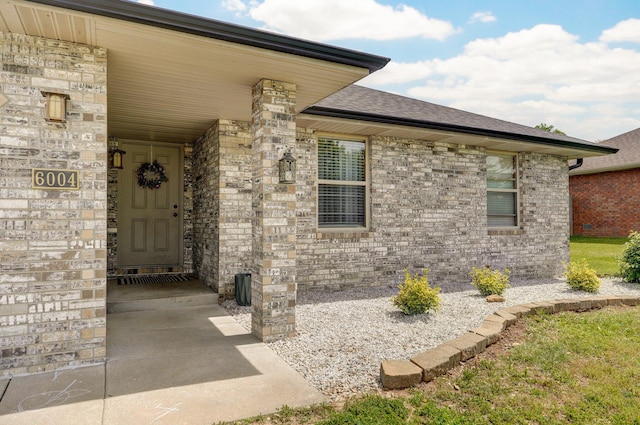 6004 N 6th Ave, Ozark, MO 65721 - view of exterior entry featuring a shingled roof