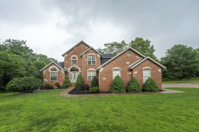 287 Appletree Dr, Ozark, MO 65721 - view of front facade with brick siding and a front yard