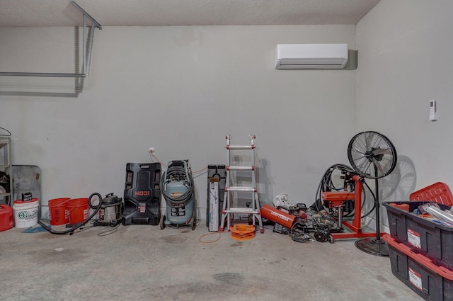 511 Mark St, Billings, MO 65610 - garage featuring an AC wall unit