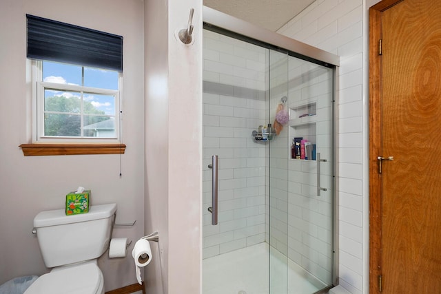 5204 W Turnberry Ct, Ozark, MO 65721 - bathroom with toilet and a shower stall
