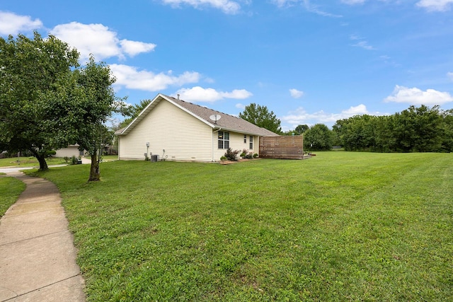5204 W Turnberry Ct, Ozark, MO 65721 - view of side of home featuring a lawn and central air condition unit
