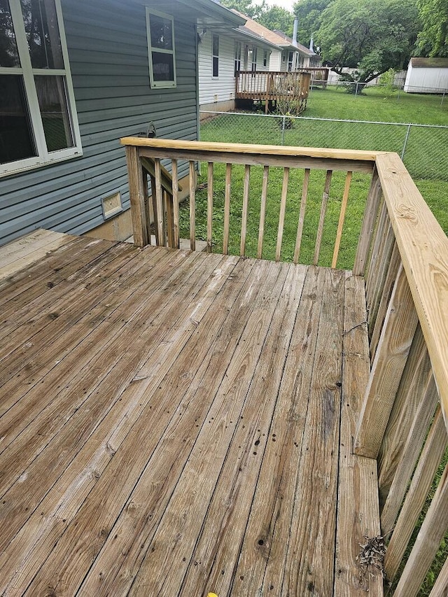 3807 S Leawood Ave, Springfield, MO 65807 - view of deck