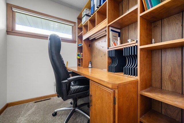 1622 Oakland Ave, Bolivar, MO 65613 - carpeted home office featuring baseboards
