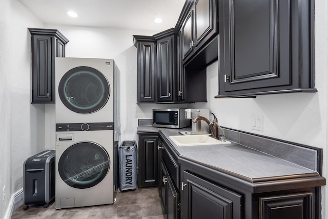 185 Appaloosa Trl, Saddlebrooke, MO 65630 - laundry room with stacked washer / dryer