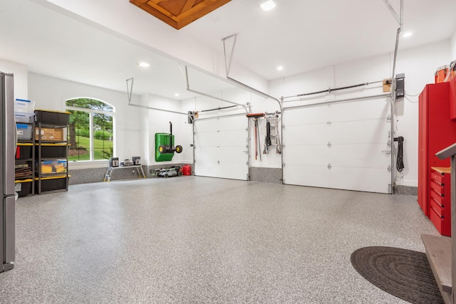 185 Appaloosa Trl, Saddlebrooke, MO 65630 - garage featuring recessed lighting
