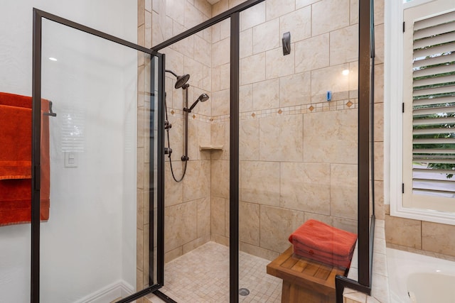 185 Appaloosa Trl, Saddlebrooke, MO 65630 - full bath featuring a stall shower and a garden tub