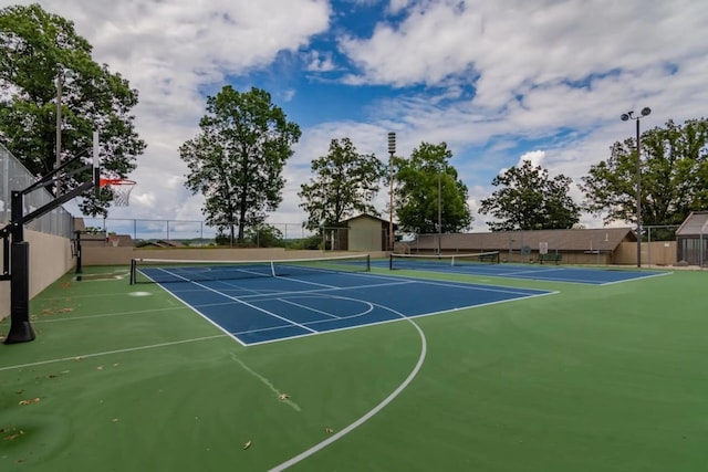 123 Bunker Ridge Dr Unit 4, Branson, MO 65616 - view of tennis court featuring community basketball court