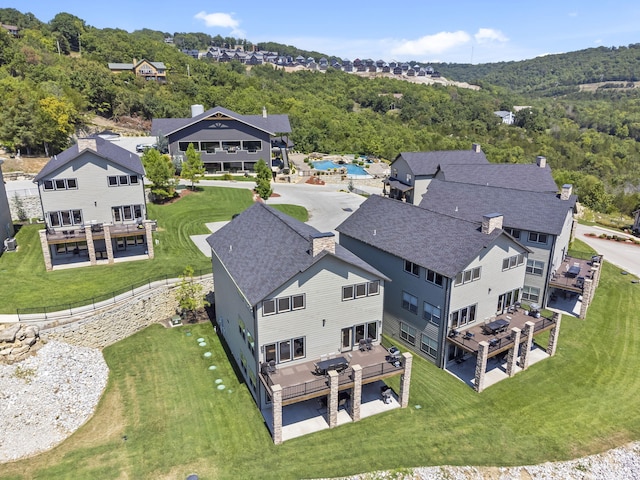 drone / aerial view