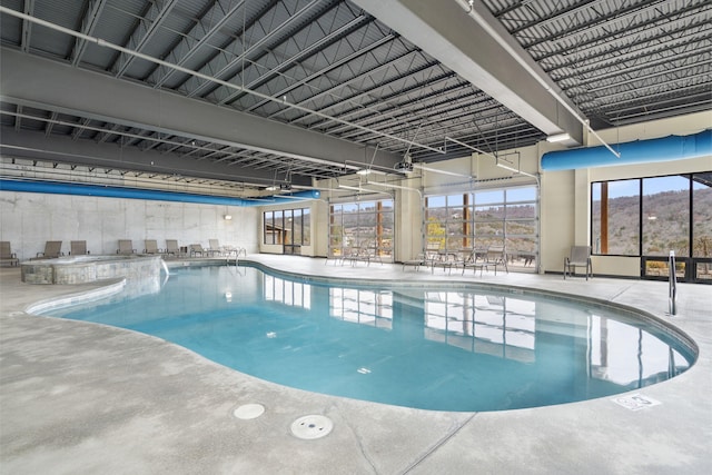 view of indoor pool