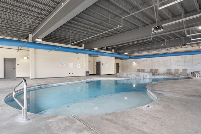 view of indoor pool