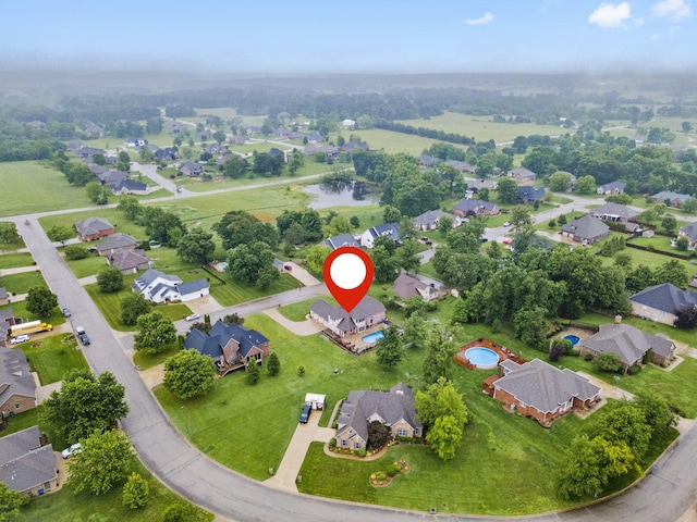 2421 Candlebark Ln, Lebanon, MO 65536 - aerial view of property and surrounding area with nearby suburban area