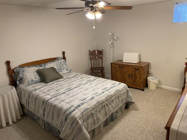 2704 Jennifer Dr, West Plains, MO 65775 - bedroom featuring carpet, ceiling fan, and baseboards